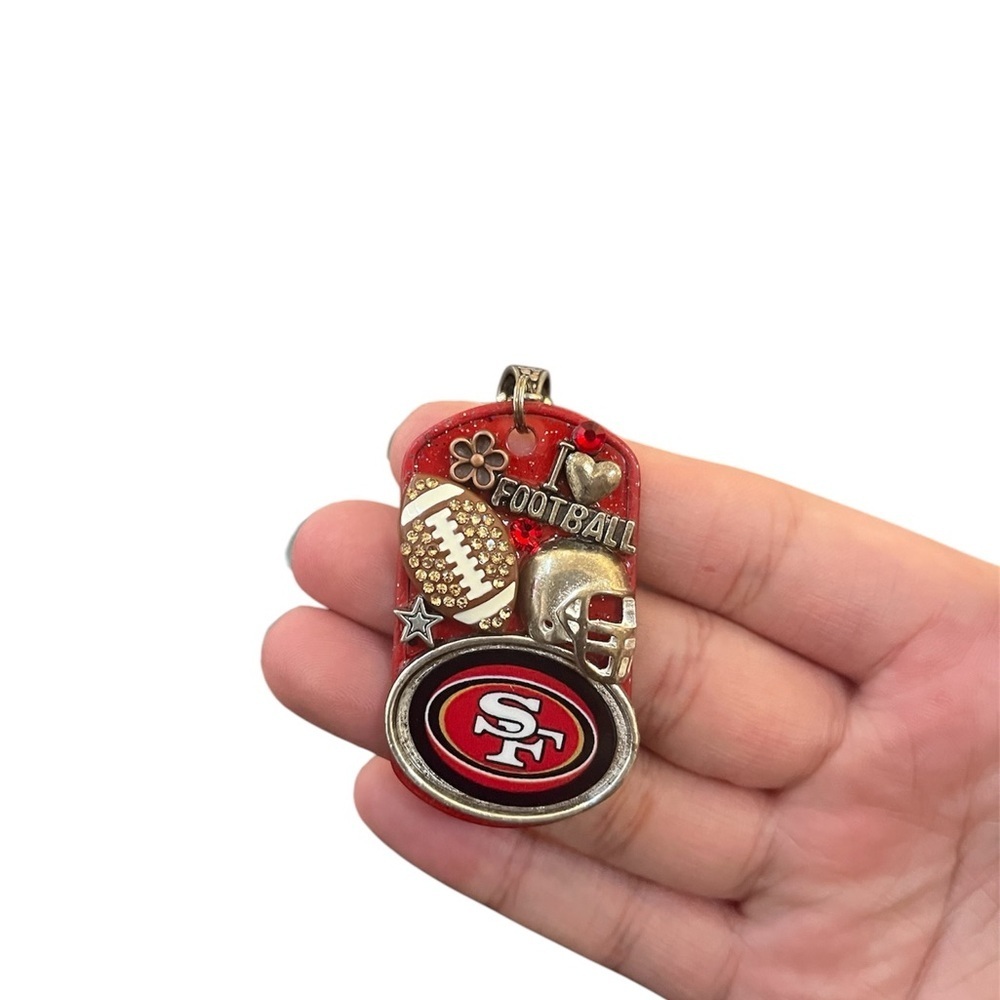 Handmade 49ers Dogtag - Picture 3 of 4